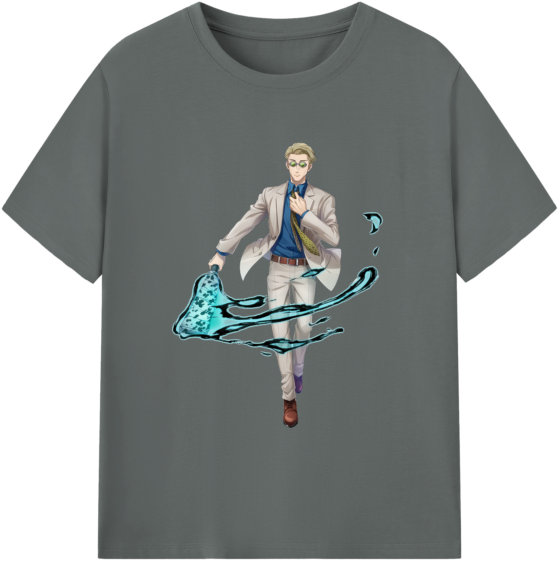 （画像用） 呪術廻戦 Jujutsu Kaisen 綿100％ メンズ半袖Tシャツ｜肌触りやわらか＆通気性